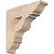 Ekena Millwork Funston Traditional Smooth Bracket, Douglas Fir, 3 1/2"W x 14"D x 14"H BKT04X14X14FST01SDF - alternate 1